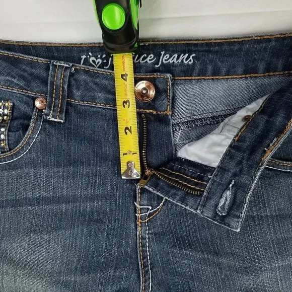 I Love Justice Girl's Blue Denim 16.5 Simply Low - Picture 2 of 9